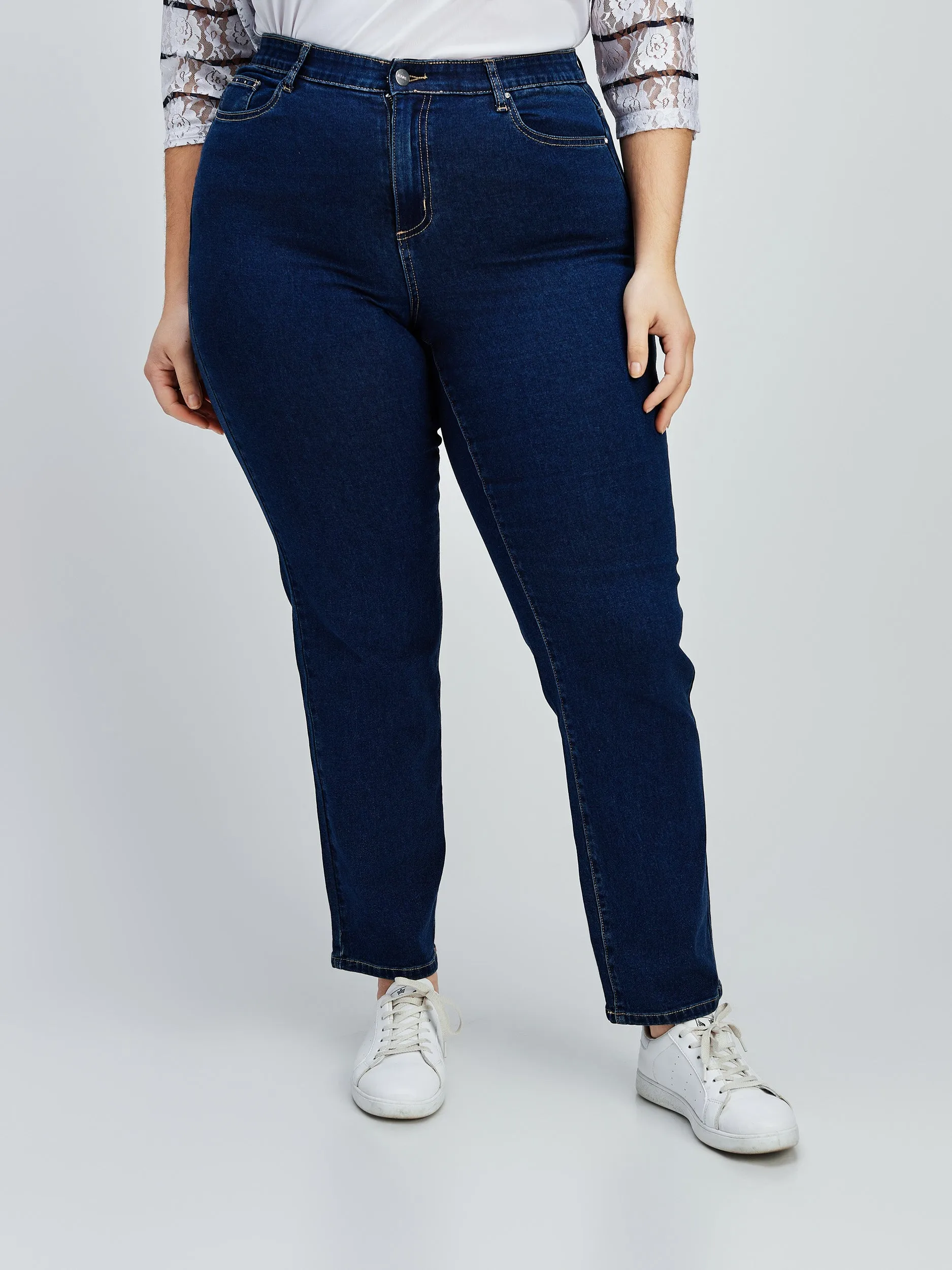 Straight semi-fitted jean sold by Claire France product image thumbnail 2