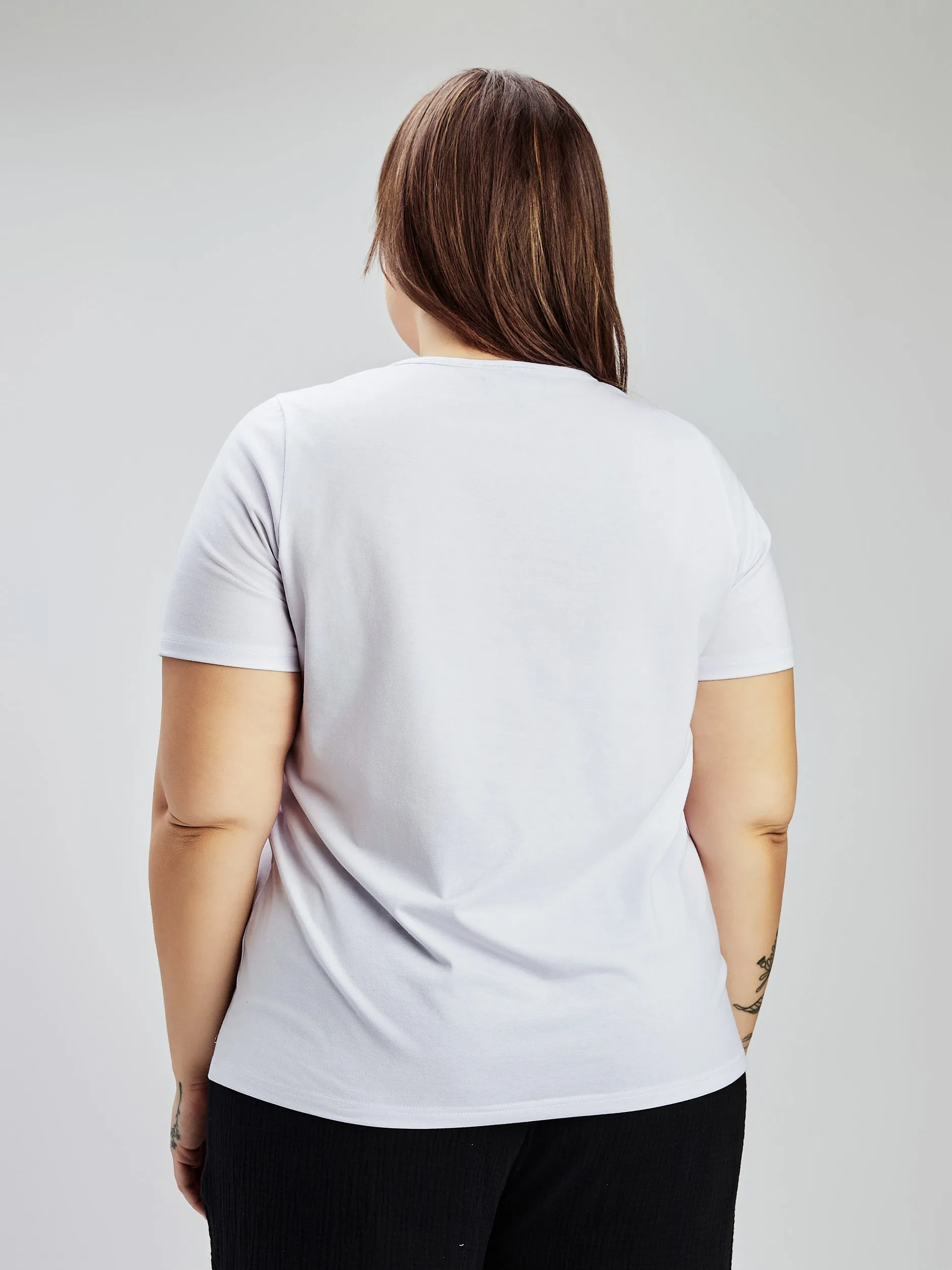 Loose short-sleeve t-shirt sold by Claire France product image thumbnail 4