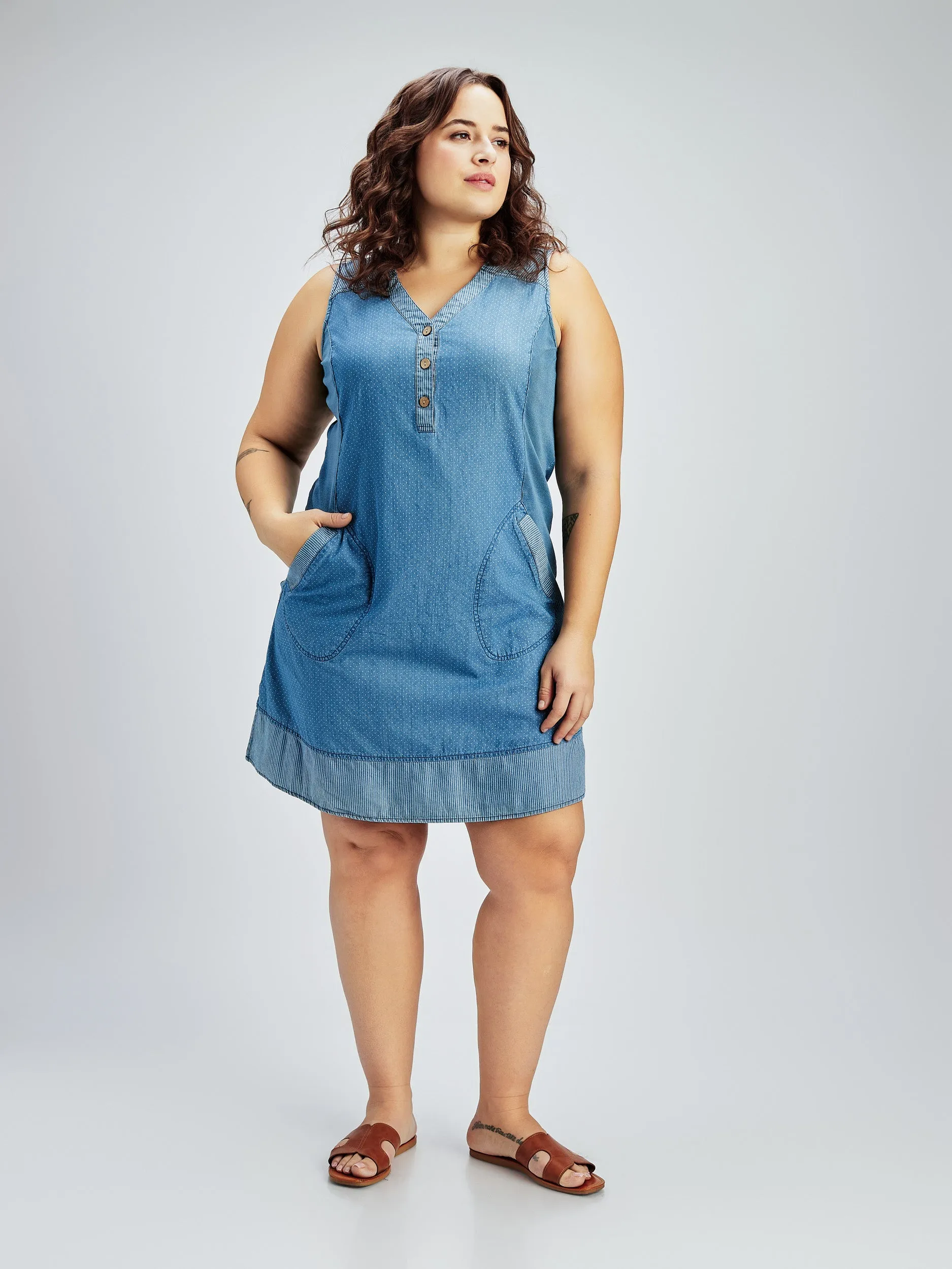 A line midi dress sold by Claire France