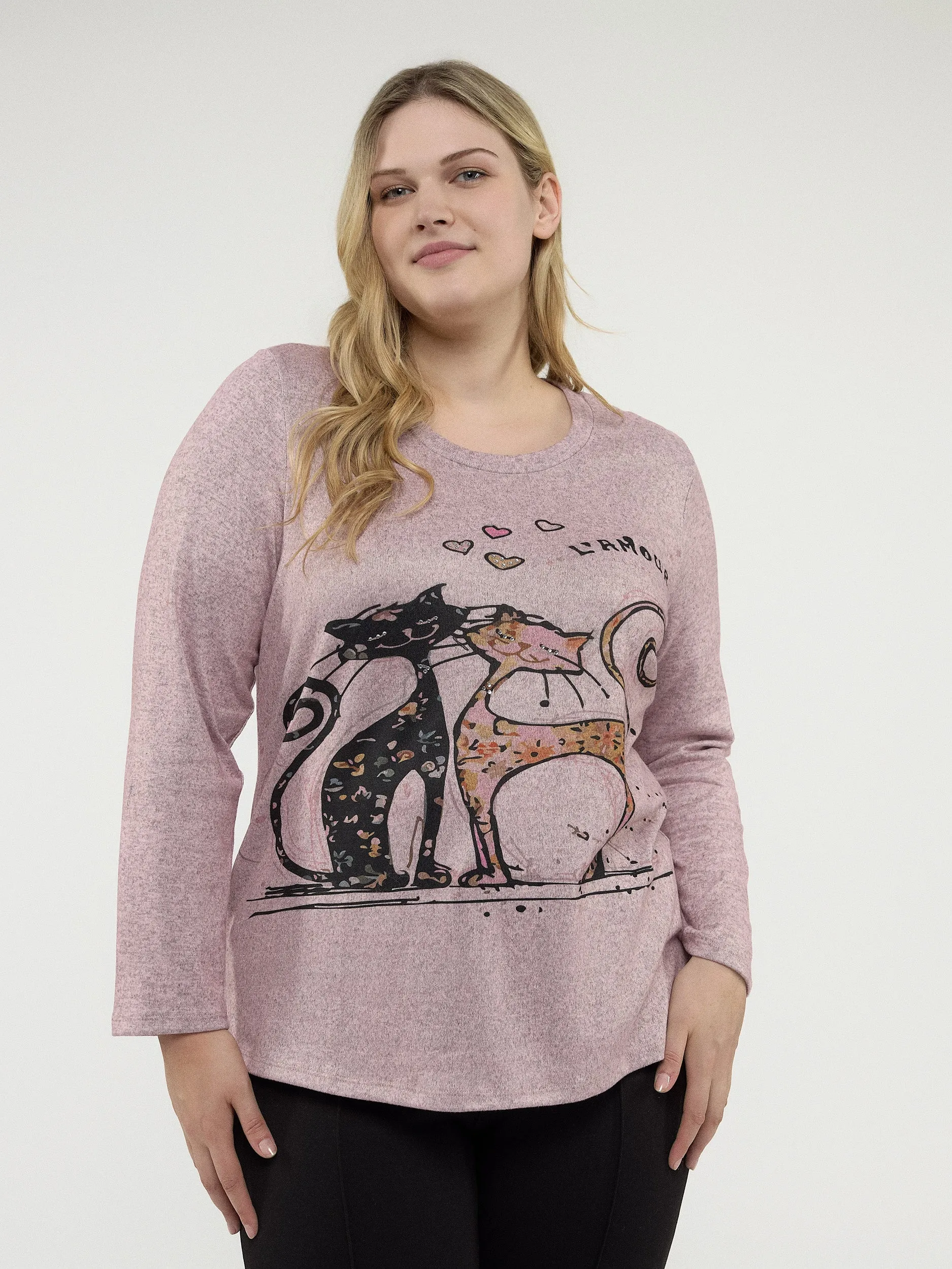 Long-sleeve semi-fitted t-shirt sold by Claire France product image thumbnail 2