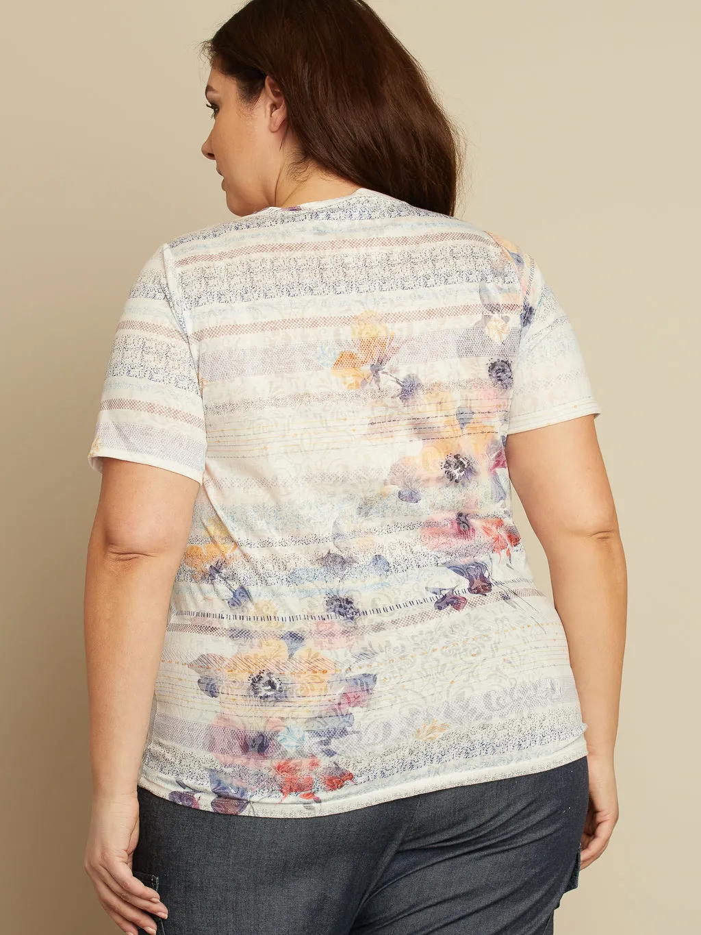 Loose short-sleeve t-shirt sold by Claire France product image thumbnail 3