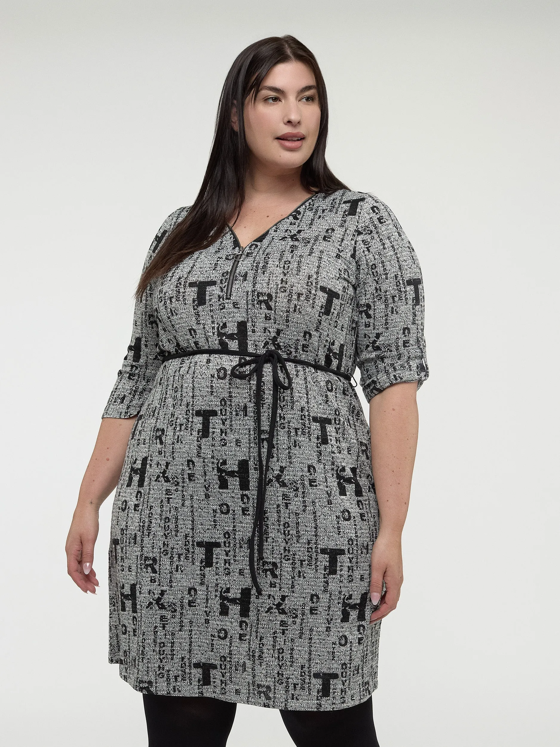 A line midi knit dress sold by Claire France product image thumbnail 2