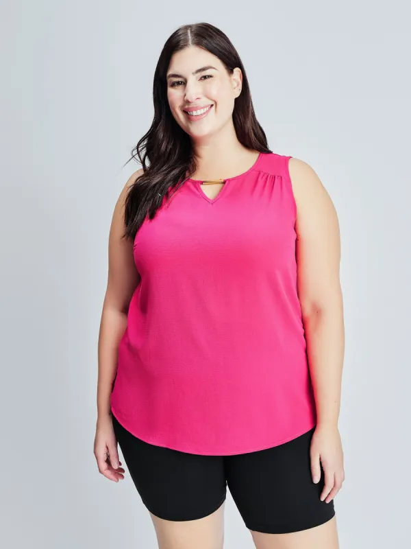 Flared tank top sold by Claire France