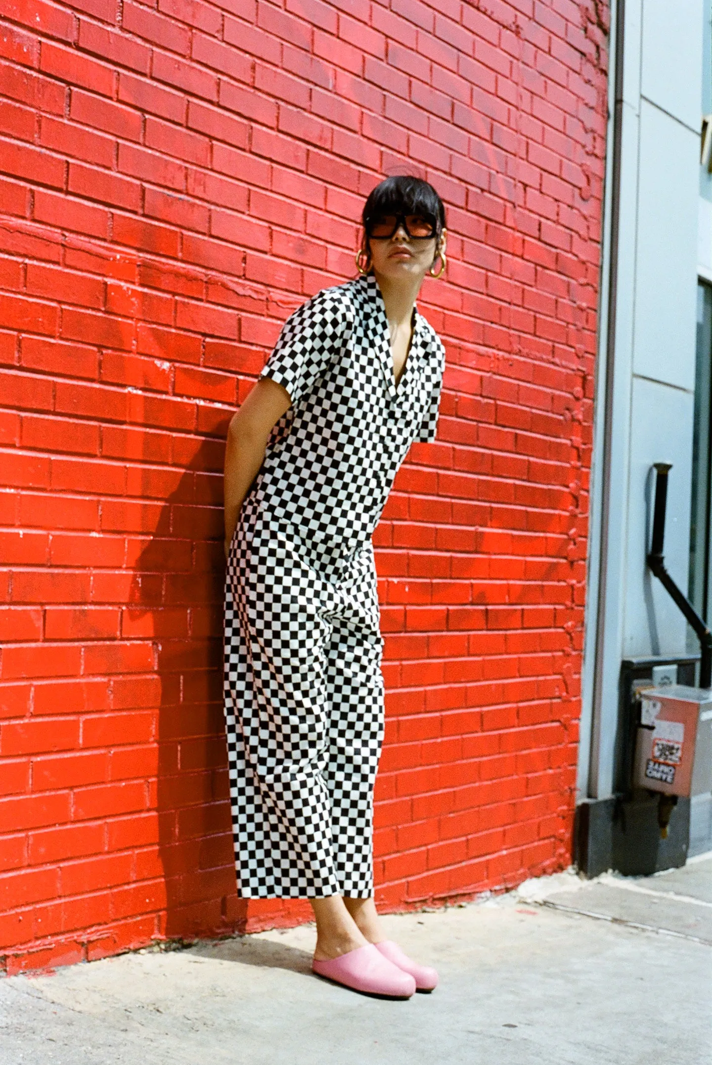 Long Lounge Set - Black Check sold by WRAY product image thumbnail 4