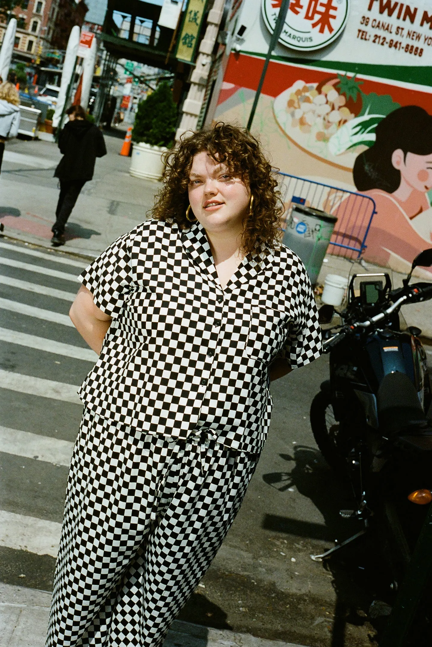 Long Lounge Set - Black Check sold by WRAY product image thumbnail 5