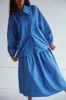 Lulu Skirt - Kahlo Blue sold by WRAY