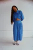 Lulu Skirt - Kahlo Blue sold by WRAY