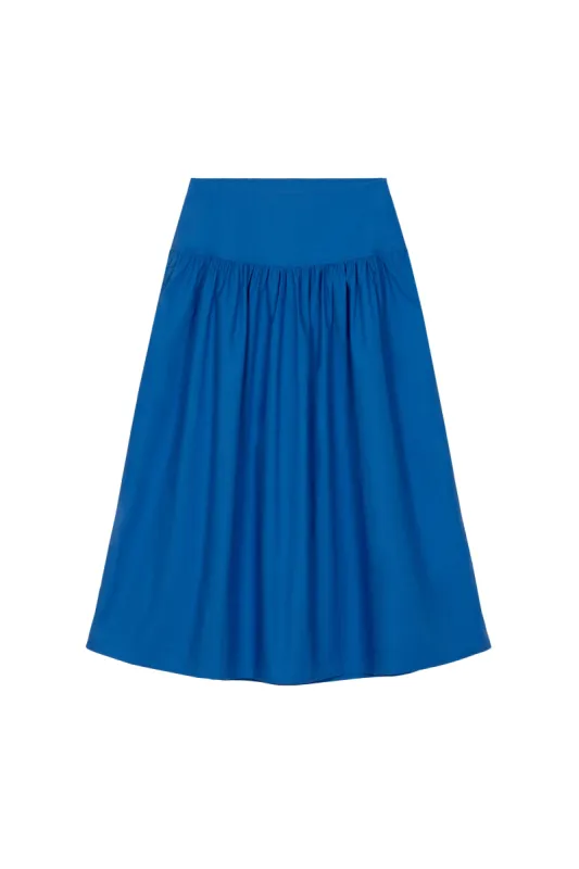 Lulu Skirt - Kahlo Blue sold by WRAY