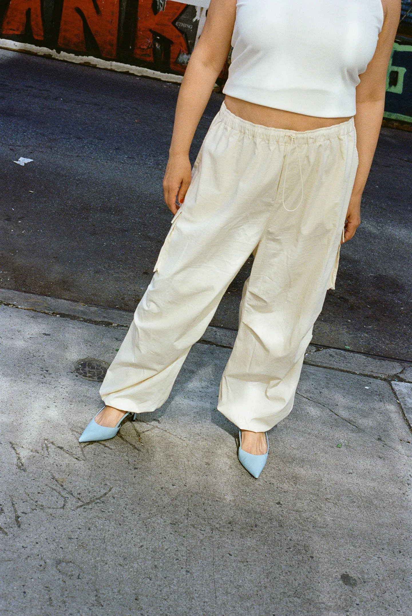 Parachute Cargo Pants - Stone sold by WRAY product image thumbnail 2