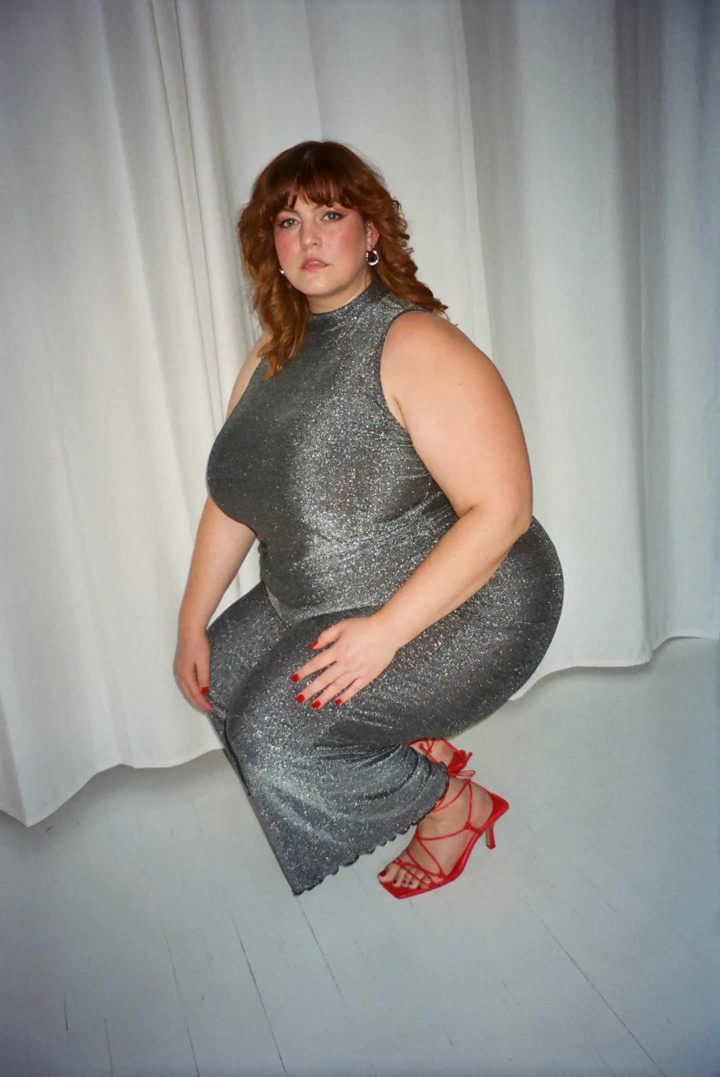 Sabrina Pant - Shimmer Stretch sold by WRAY product image thumbnail 4