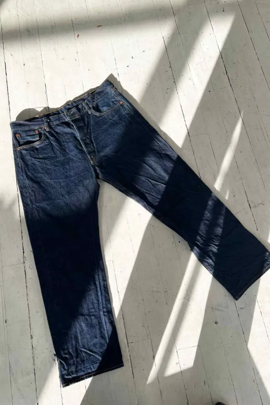 VINTAGE Levi's Dark Wash 501's - 18 sold by WRAY