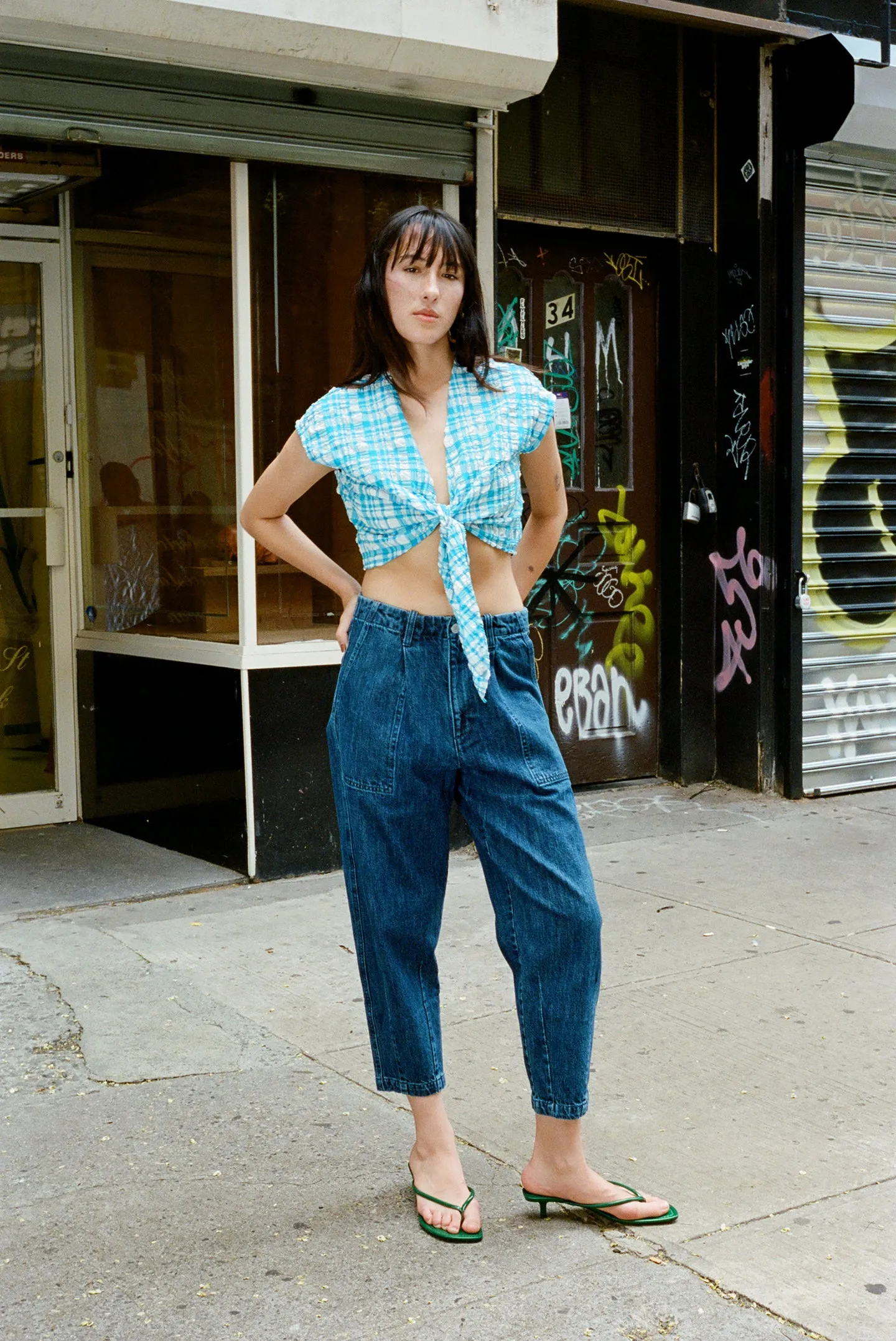 Barrel Jean - Vintage Blue sold by WRAY product image thumbnail 4