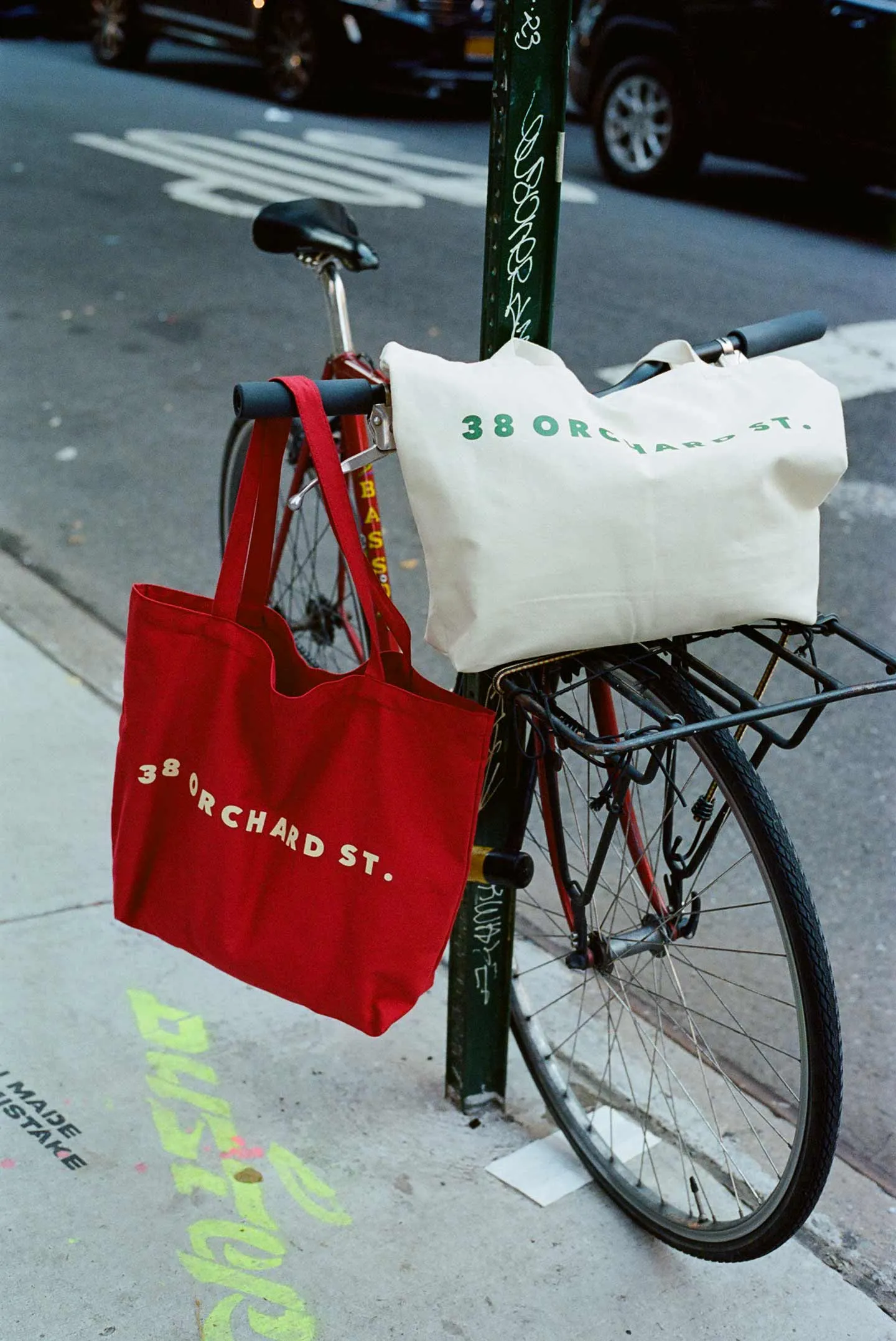 Tote Bag - Berry/Butter sold by WRAY product image thumbnail 4