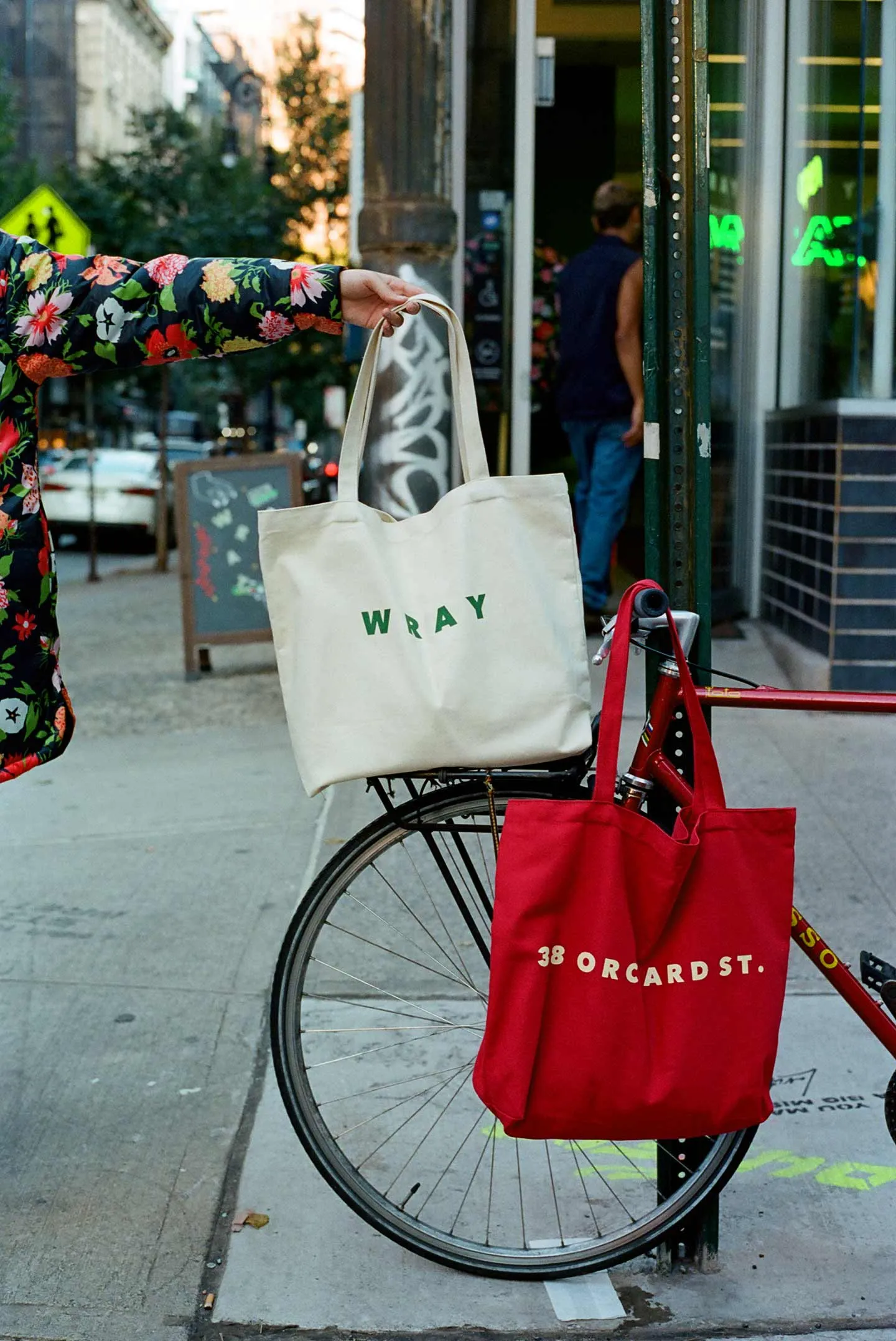 Tote Bag - Berry/Butter sold by WRAY product image thumbnail 3