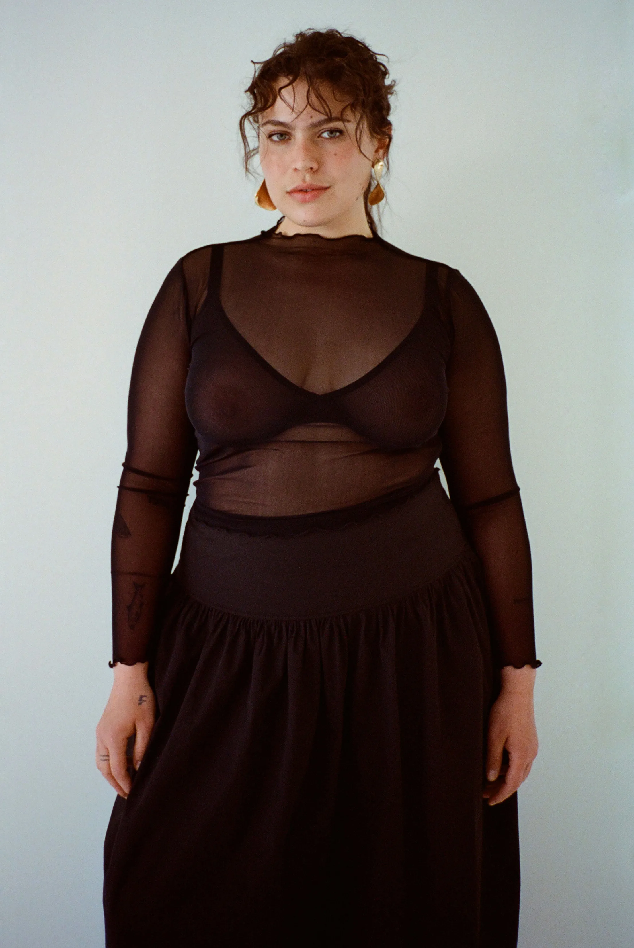 Long Sleeve Maya Tee - Black sold by WRAY product image thumbnail 2