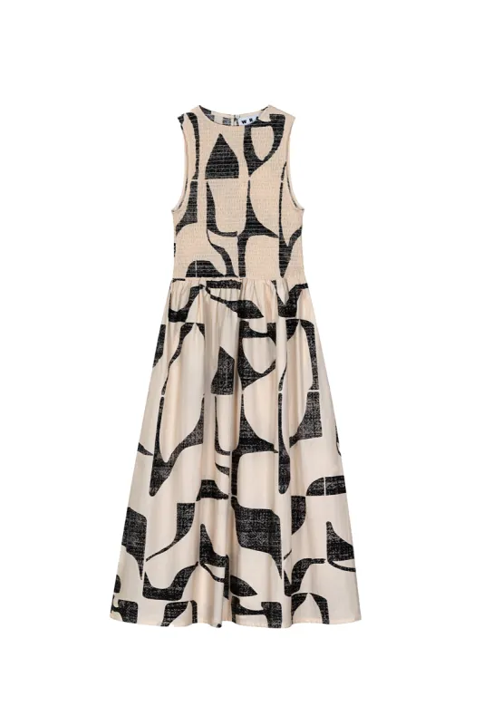 Flor Dress - Slate Sky sold by WRAY