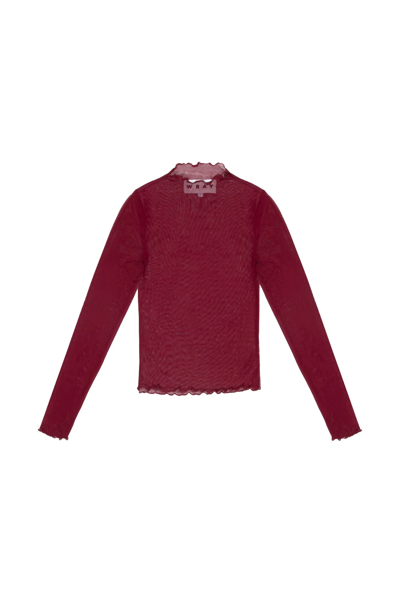 Long Sleeve Maya Tee - Merlot sold by WRAY