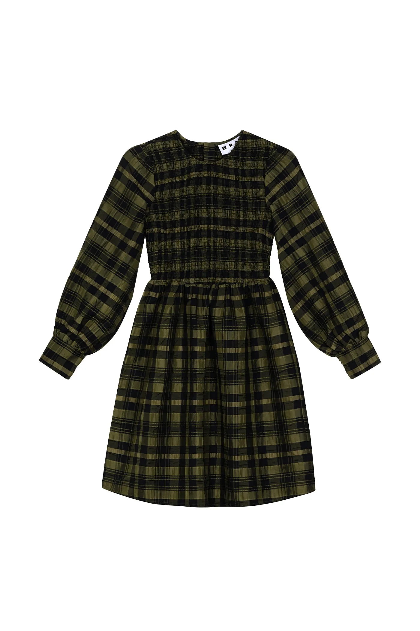 Lana Dress - Green Weave sold by WRAY