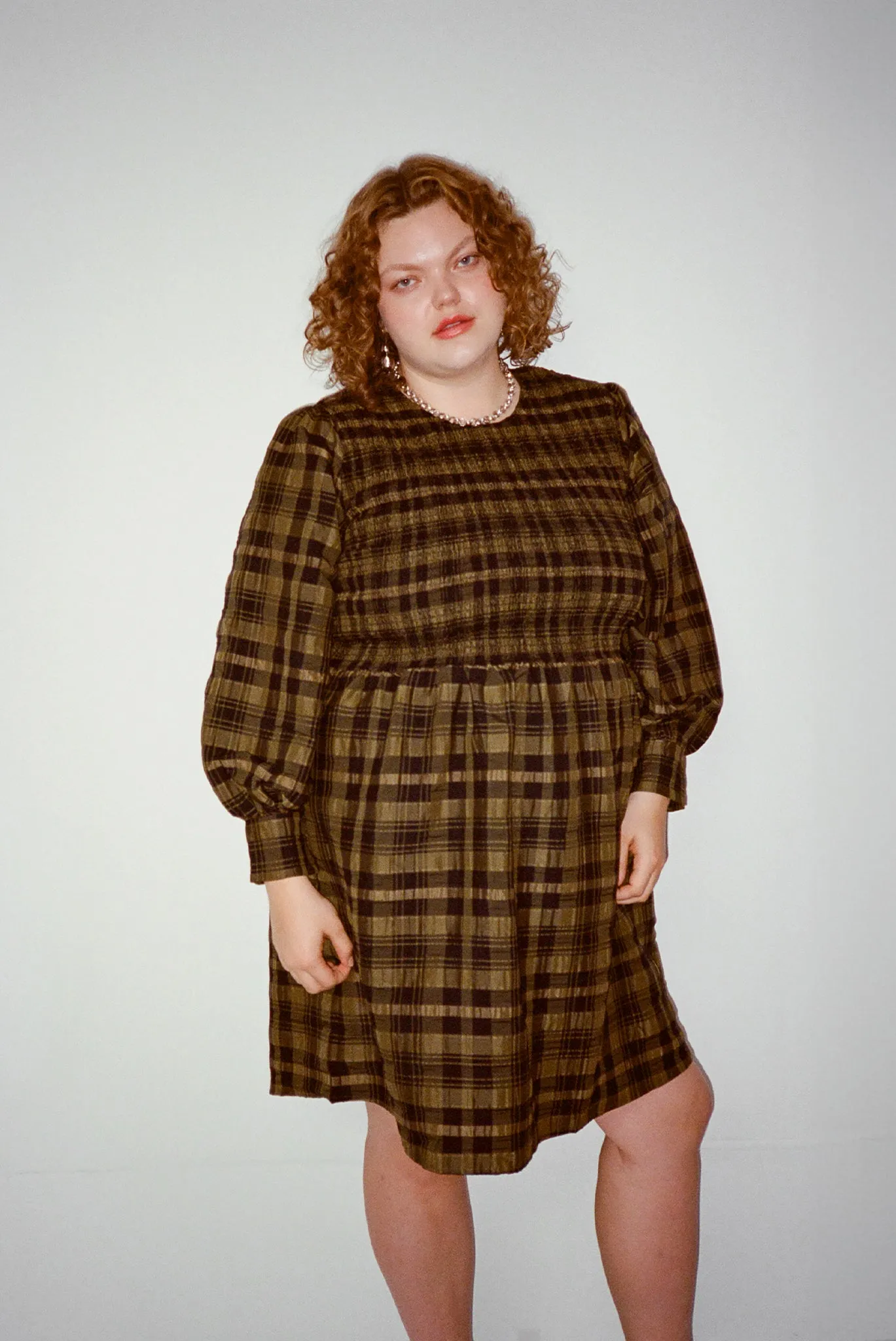 Lana Dress - Green Weave sold by WRAY product image thumbnail 2