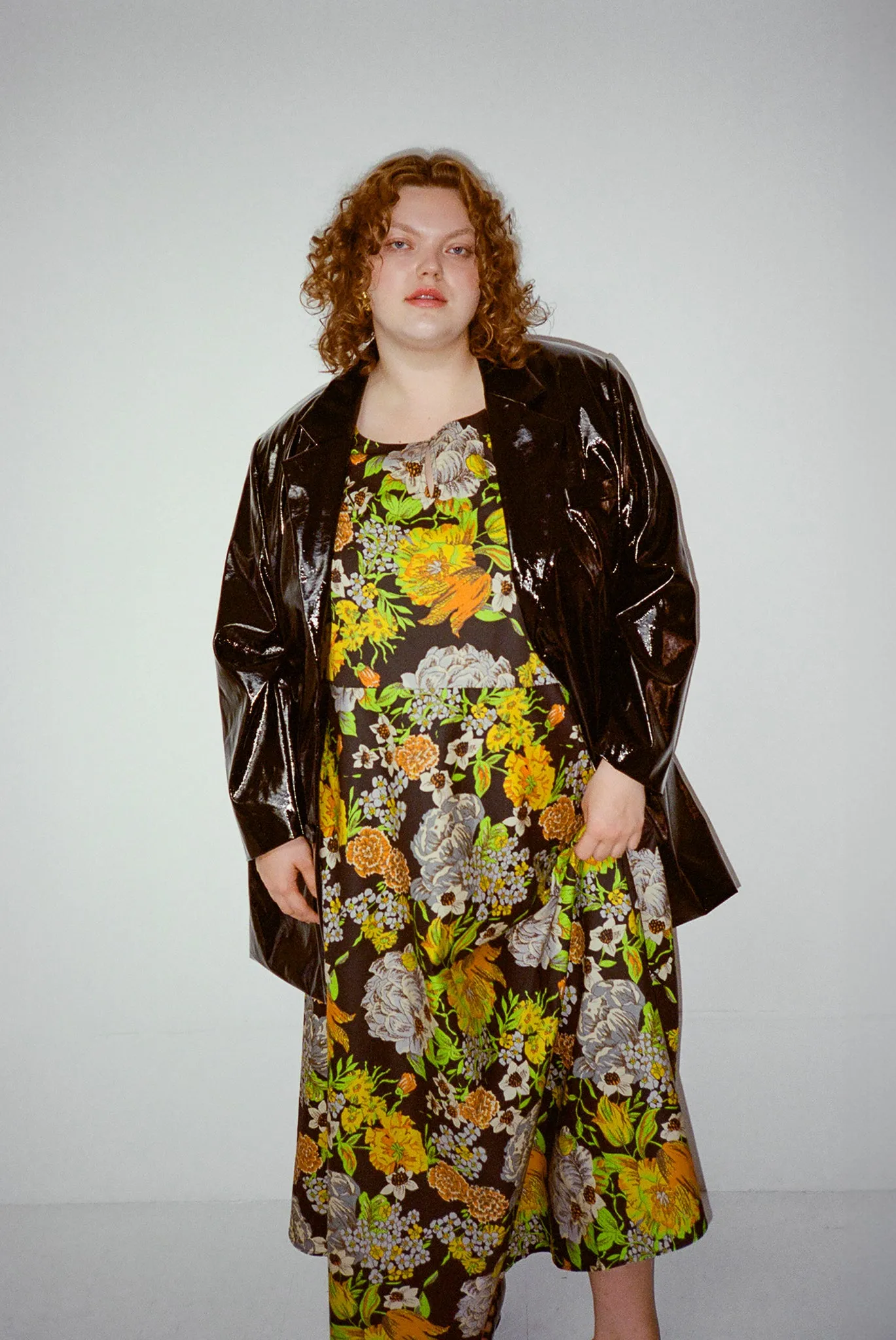 Vegan Leather Blazer - Oil Slick sold by WRAY product image thumbnail 2