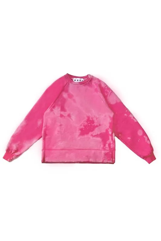 Vinnie Pullover - Bleach Dyed sold by WRAY