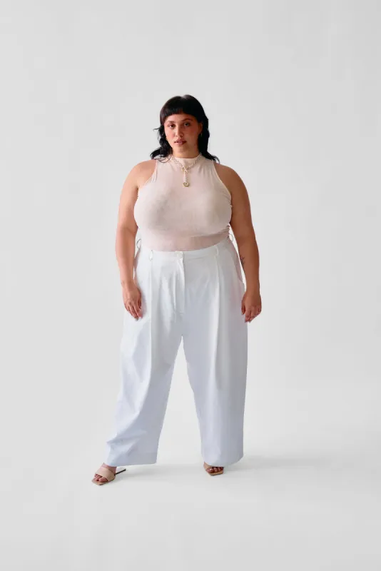 Studio Pant - Chalk sold by WRAY