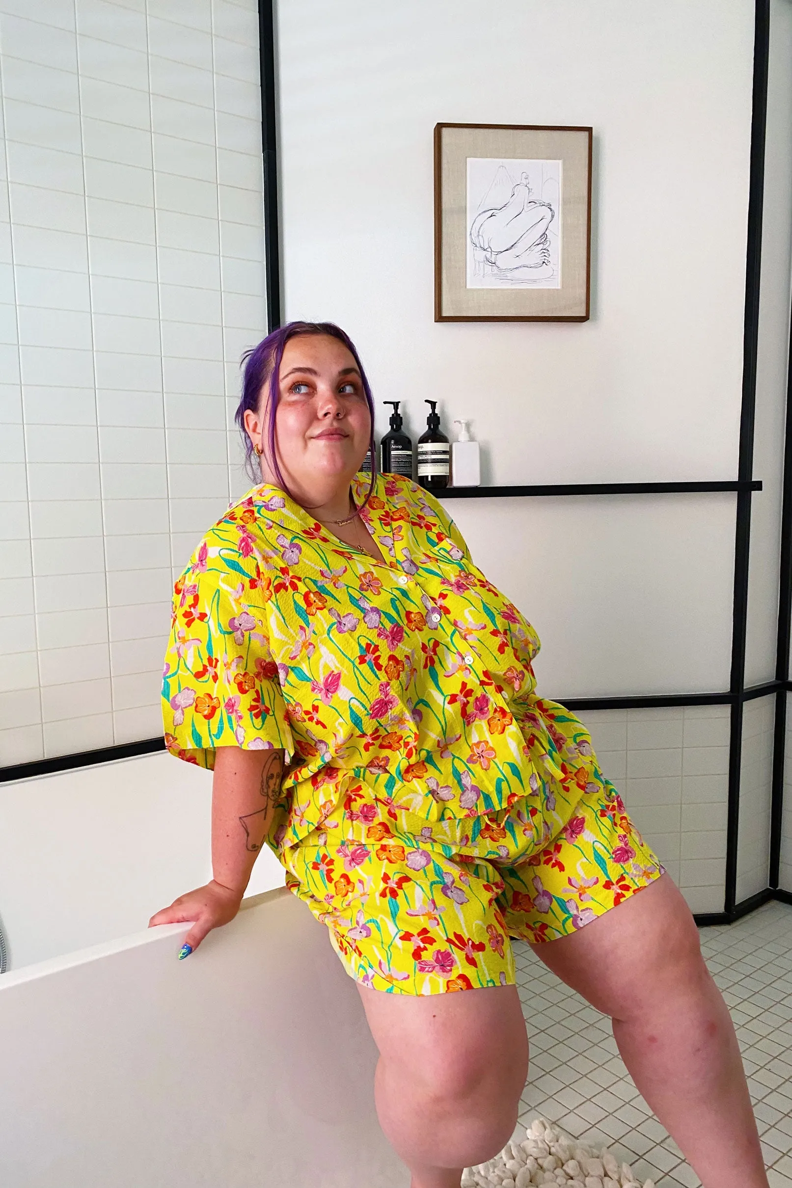 Short Lounge Set - Iris sold by WRAY product image thumbnail 4