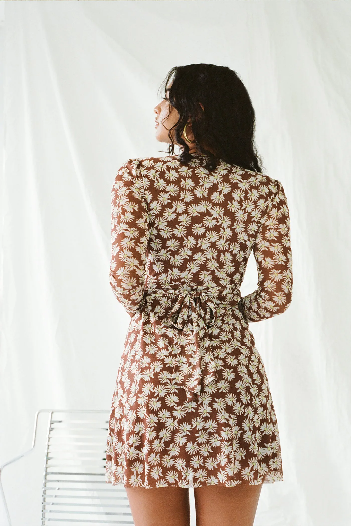 Nia Mini Wrap Dress - Daisy Shower sold by WRAY product image thumbnail 5