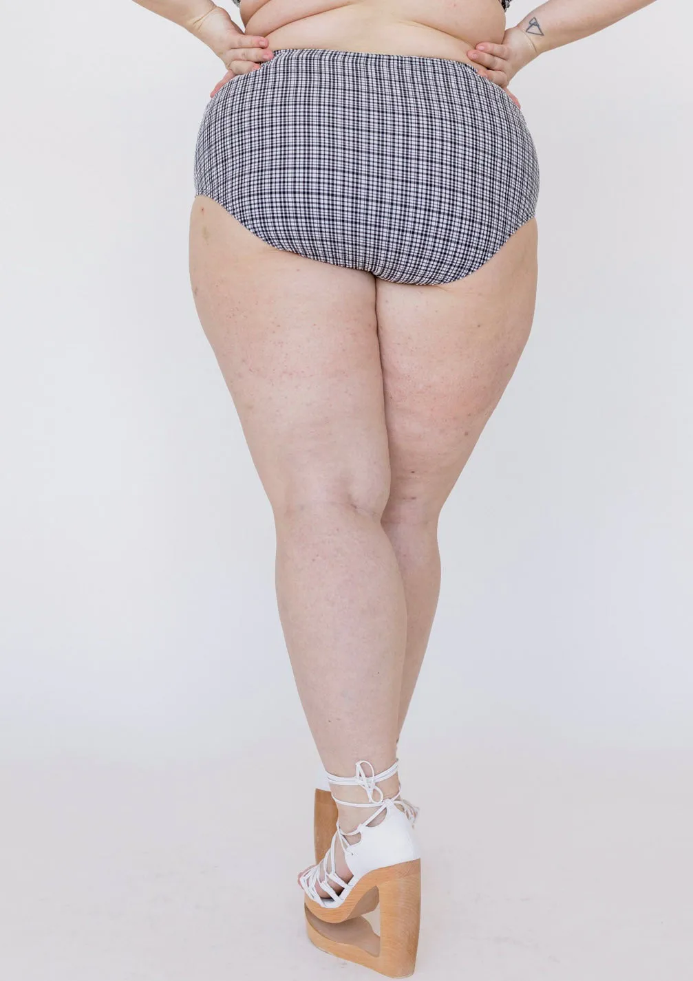 Neve Bikini Bottom - Graphic Gingham sold by WRAY product image thumbnail 5