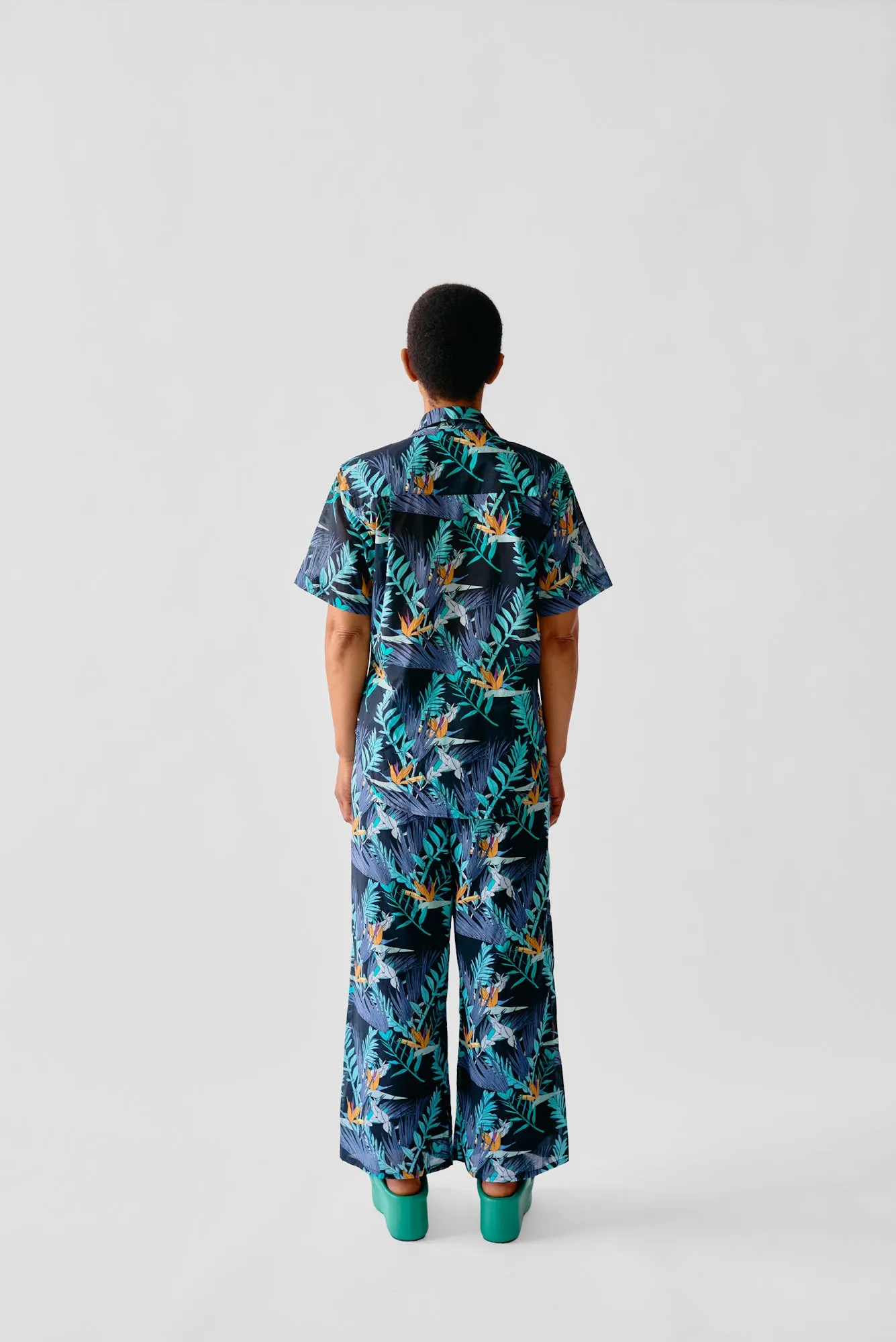 Luna Pant - Midnight Tropical sold by WRAY product image thumbnail 4