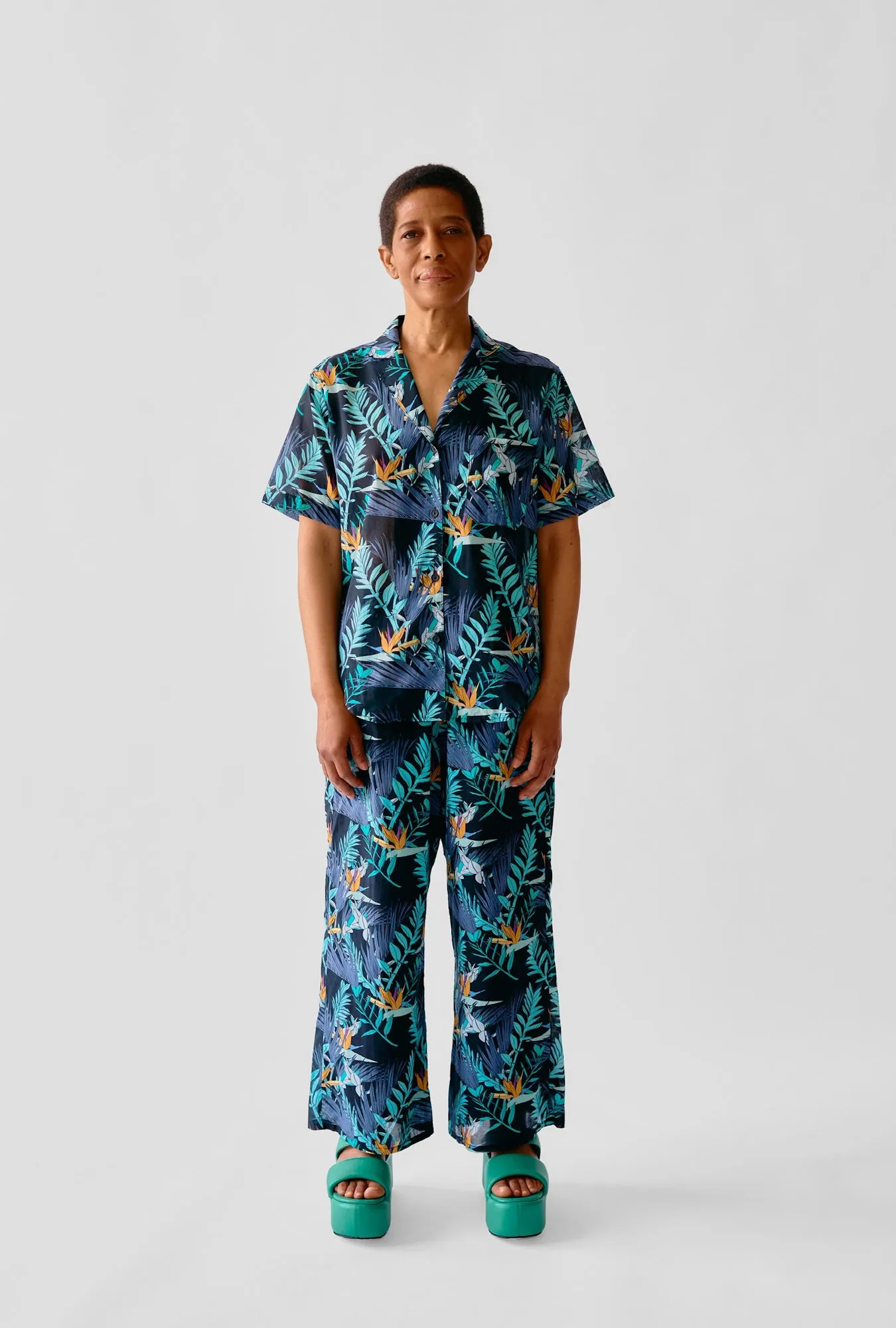 Luna Pant - Midnight Tropical sold by WRAY product image thumbnail 3
