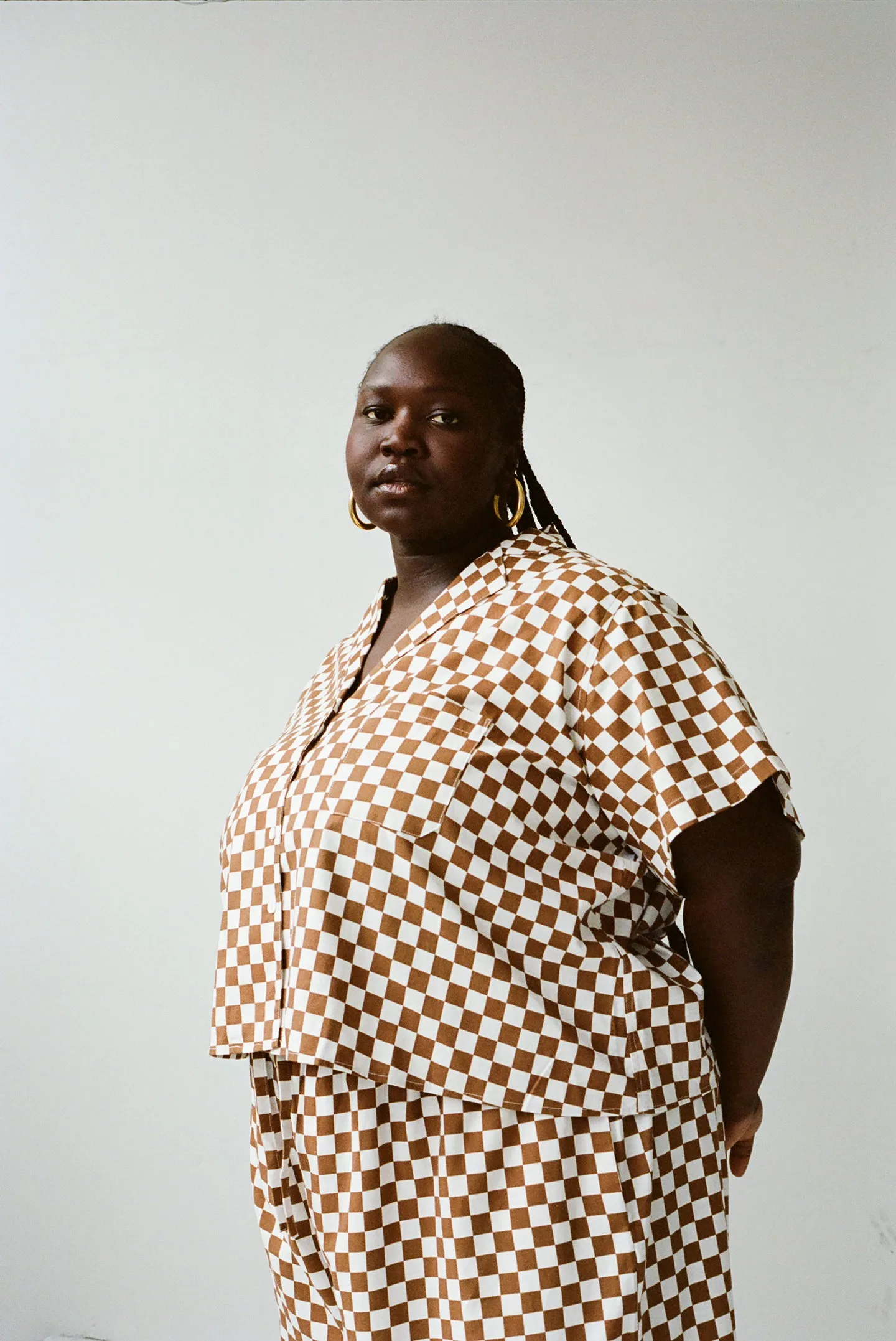 Long Lounge Set - Toast Check sold by WRAY product image thumbnail 3