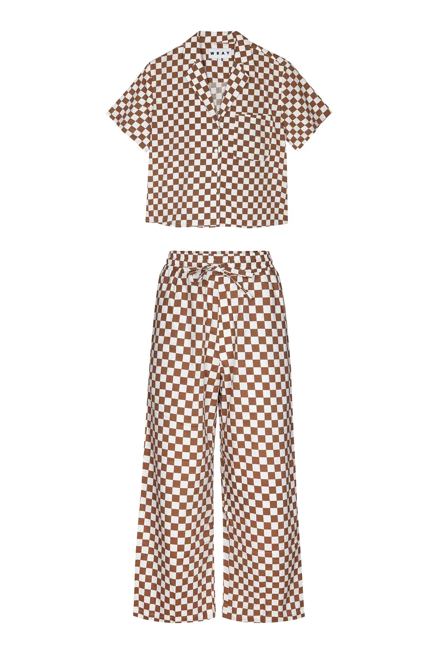 Long Lounge Set - Toast Check sold by WRAY product image thumbnail 2