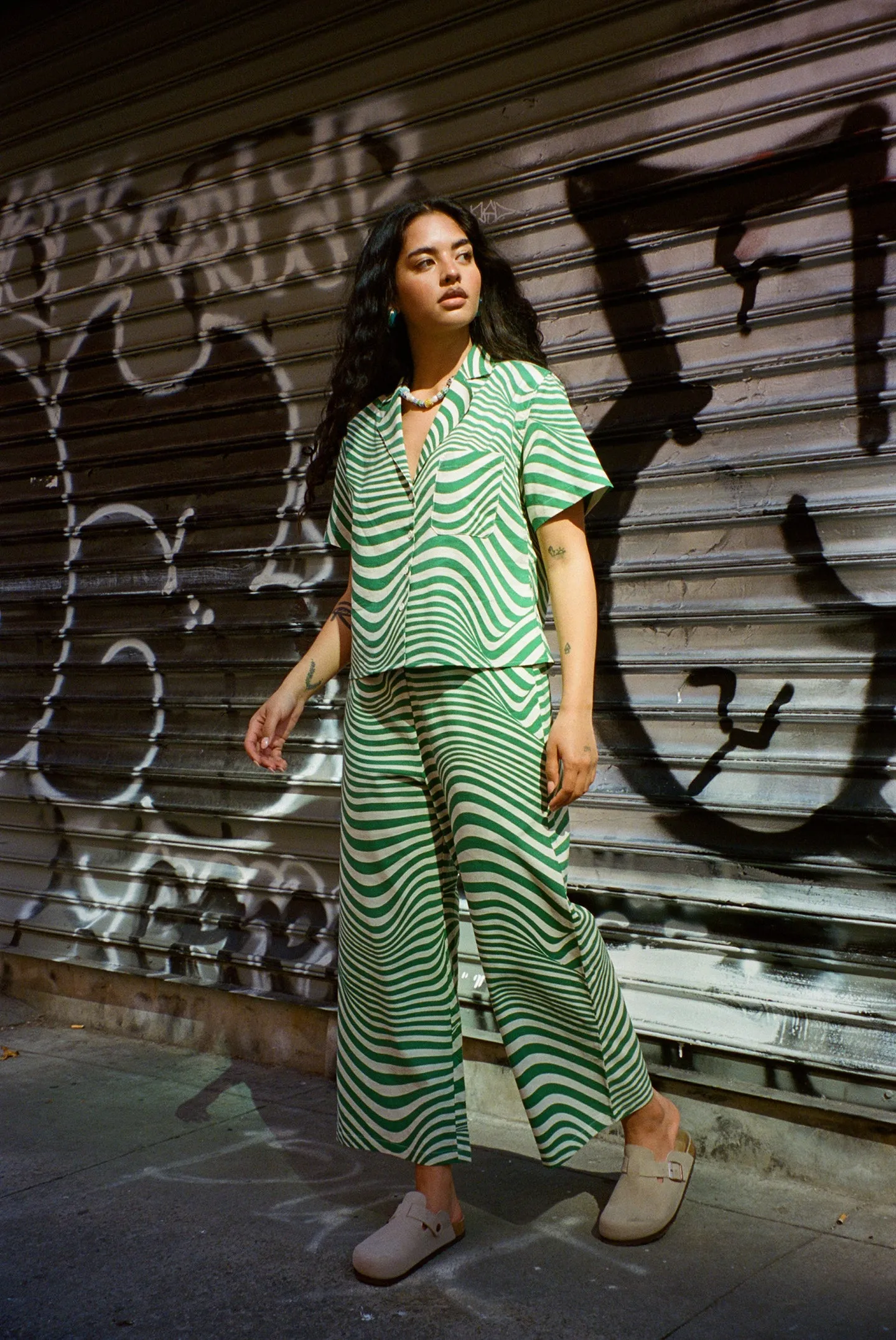 Long Lounge Set - Algae Swirl sold by WRAY product image thumbnail 4