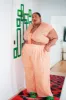 @itsmekellieb X WRAY Knot Pants - Sunset Basket Check sold by WRAY