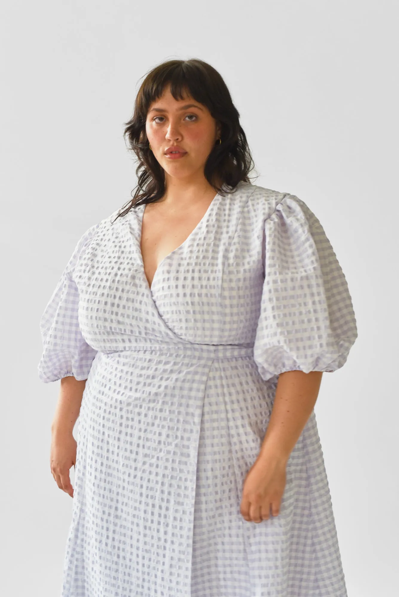 Juliette Dress - Hyacinth Gingham sold by WRAY product image thumbnail 5