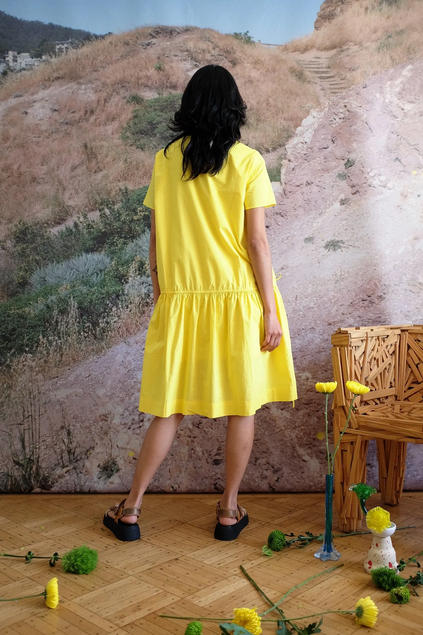 Helen Dress - Limoncello sold by WRAY product image thumbnail 4