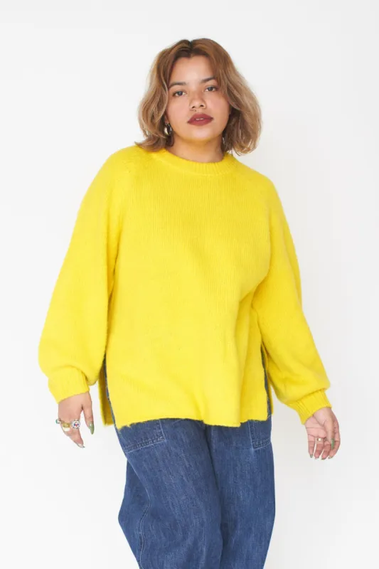 Harold Sweater  - Blazing Yellow sold by WRAY