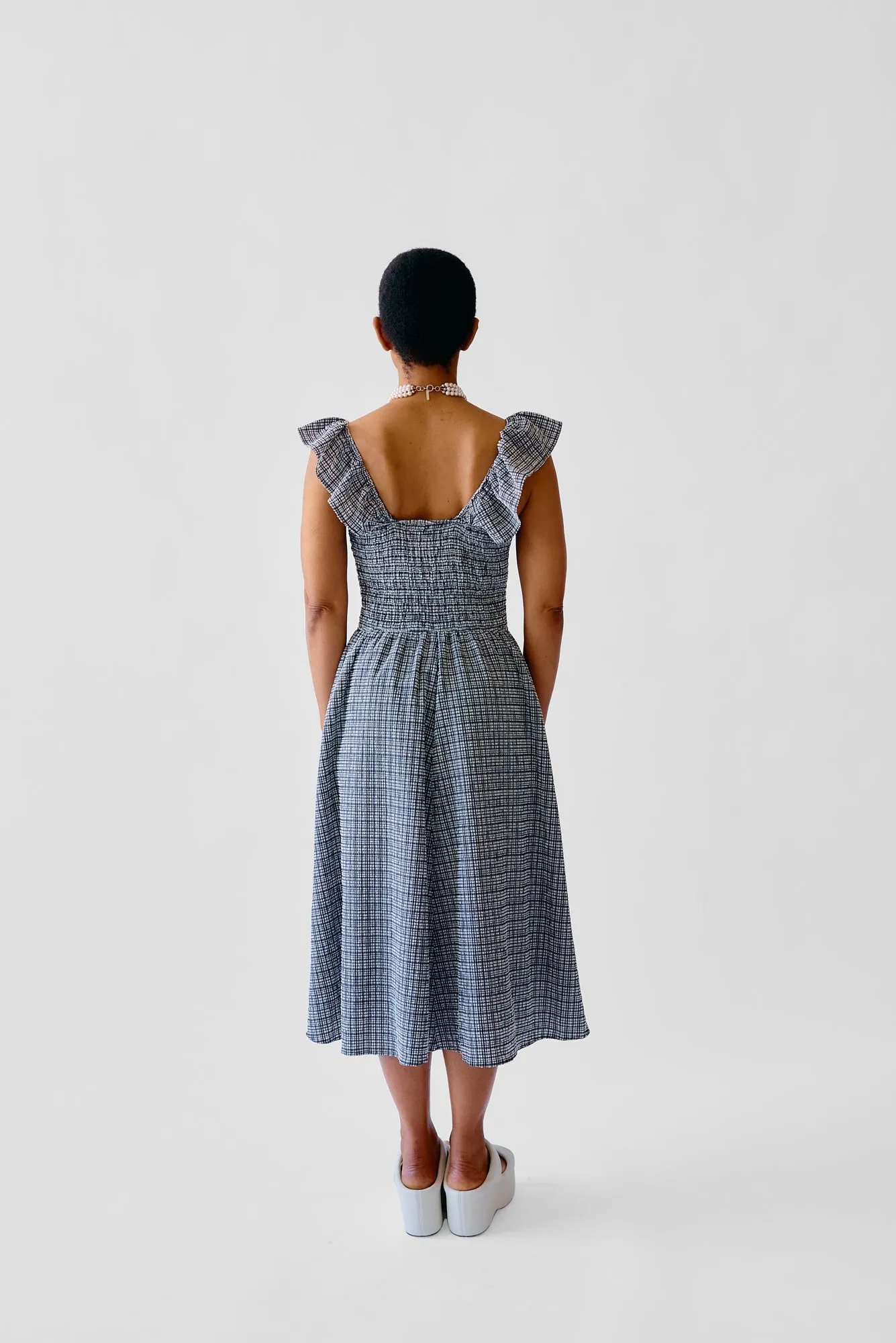 Claude Dress - Graphic Gingham sold by WRAY product image thumbnail 5