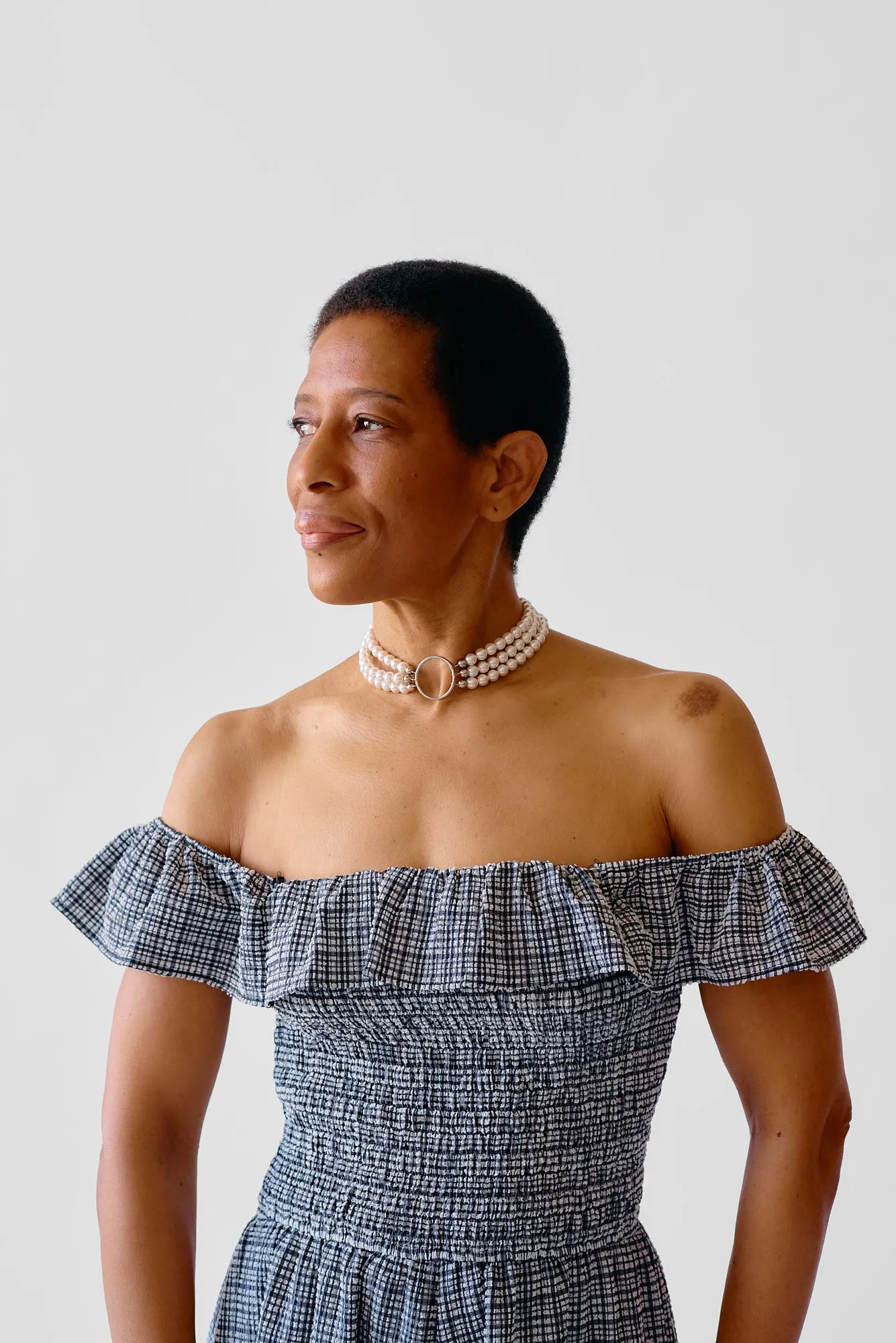 Claude Dress - Graphic Gingham sold by WRAY product image thumbnail 4