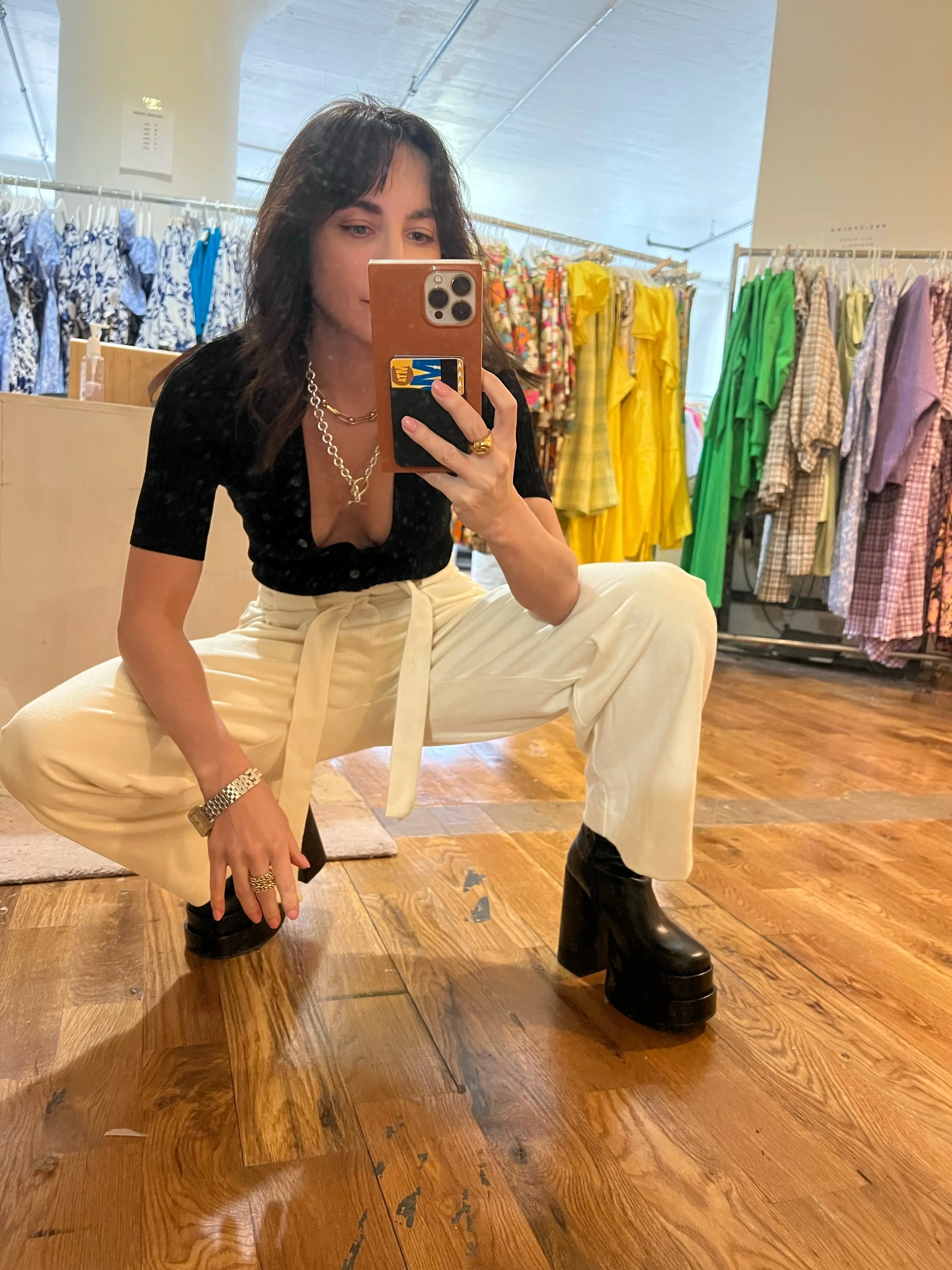 Abby Pant - Latte sold by WRAY product image thumbnail 4