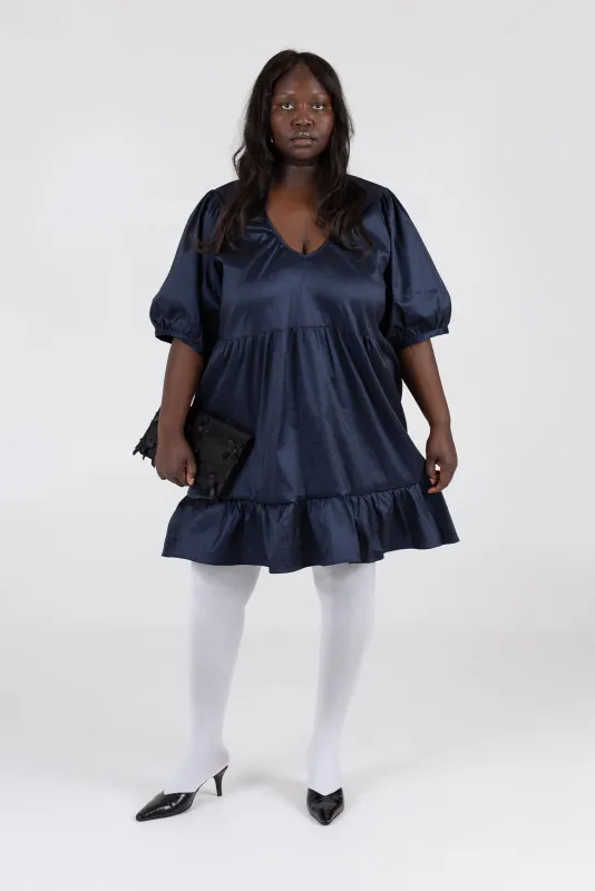 Ash Mini Dress - Navy sold by WRAY