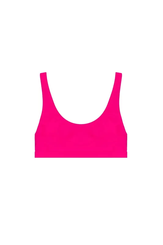 Sport Bikini Top - Malibu Pink sold by WRAY