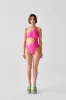 Deux Suit - Malibu Pink sold by WRAY