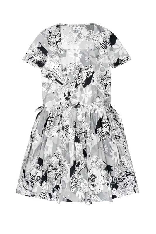 Helen Dress - Graphic Parade sold by WRAY