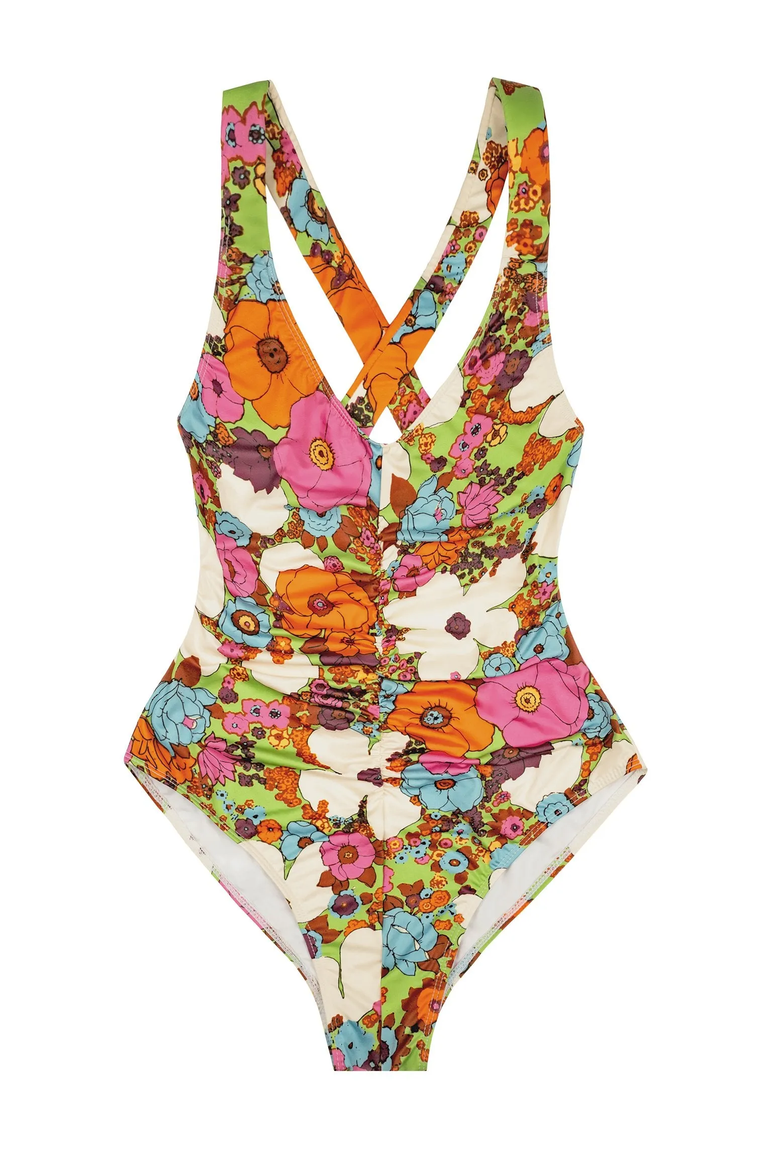 Porto Suit - Acid Floral sold by WRAY