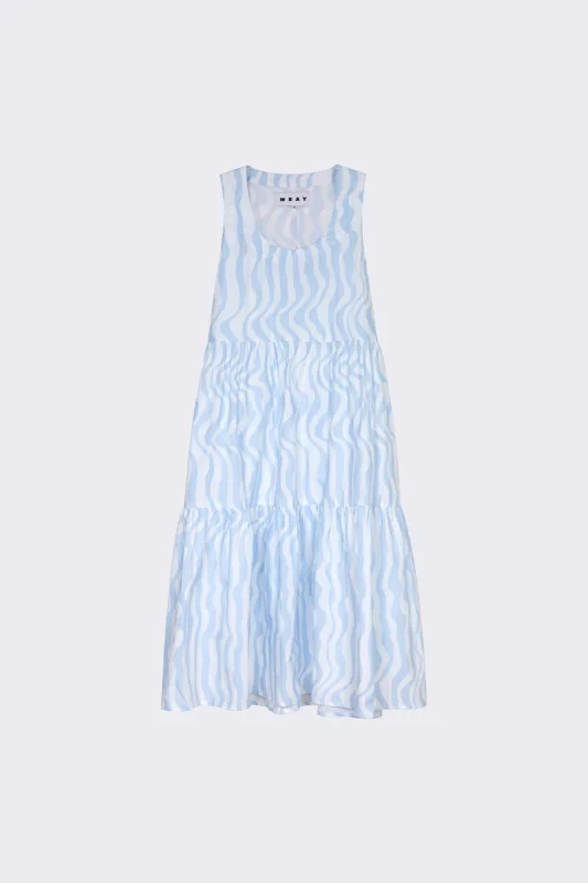 Austin Dress - Wavy Stripe sold by WRAY