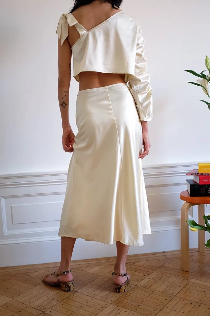 Archive | Slit Skirt - Parchment sold by WRAY product image thumbnail 4