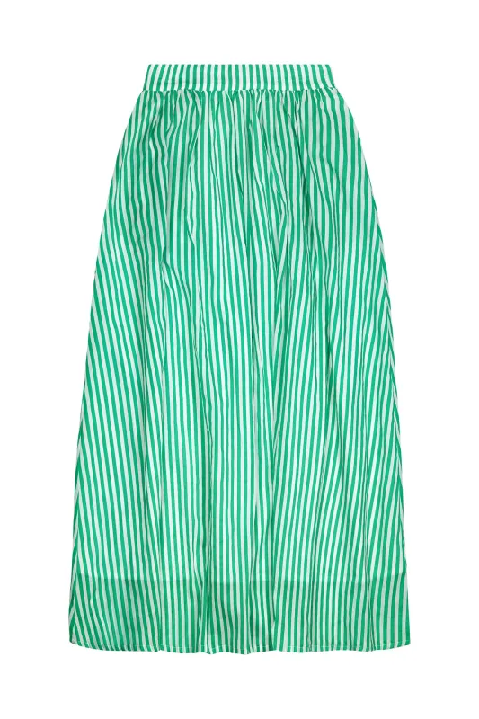 Archive | Saturday Skirt - Fern Stripe sold by WRAY