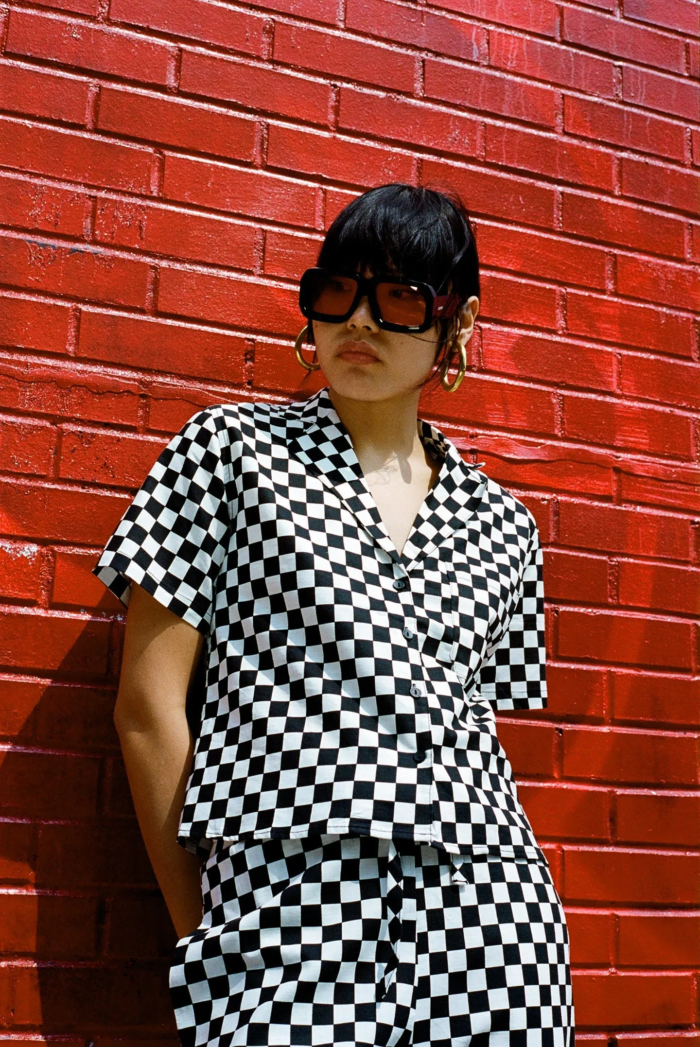Archive | Lounge Top - Black Check sold by WRAY product image thumbnail 3